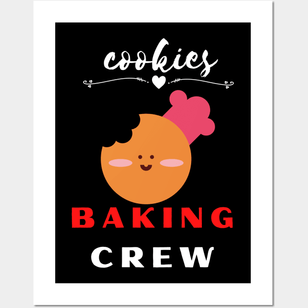 cookies baking crew Wall Art by Theblackberry